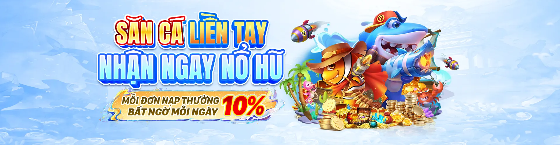 Giao diện trò chơi bắn cá MCW678 sống động